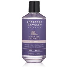 Crabtree & Evelyn Lavender & Espresso Calming Body Wash 250ml Crabtree & Evelyn Lavender & Espresso Calming Body Wash 250ml