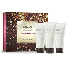 Ahava Be Unexpected Work That Body Set: Deadsea Water Mineral Body Lotion 100ml/3.4oz & Hand Cream 100ml/3.4oz & Shower Gel 100ml/3.4oz & Crystal Ostomer X6 Serum 0.5ml 4pcs Ahava Be Unexpected Work That Body Set: Deadsea Water Mineral Body Lotion 100ml/3.4oz & Hand Cream 100ml/3.4oz & Shower Gel 100ml/3.4oz & Crystal Ostomer X6 Serum 0.5ml 4pcs