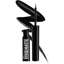 Nyx Professional Make Up Vivid Matte Liquid Liner #black 2ml Nyx Professional Make Up Vivid Matte Liquid Liner #black 2ml