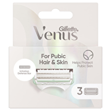 Gillette Venus Blade Refills For Pubic Hair & Skin 3 Pack Gillette Venus Blade Refills For Pubic Hair & Skin 3 Pack