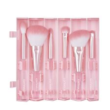 Coringco Pink Roll Make Up Brush Set - 6 pcs Coringco Pink Roll Make Up Brush Set - 6 pcs