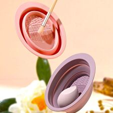 xixi Makeup Brush Cleaning Bowl - #01 Purple - 58g xixi Makeup Brush Cleaning Bowl - #01 Purple - 58g