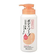 Kumano Cosme Shikioriori Soy Milk Isoflavone Body Soap - 600ml Kumano Cosme Shikioriori Soy Milk Isoflavone Body Soap - 600ml