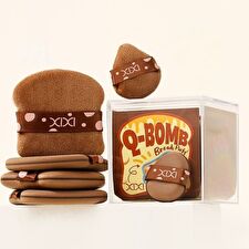 xixi Q-Bomb Bread Puff - 2 Colours - #A Coffee - 6pcs xixi Q-Bomb Bread Puff - 2 Colours - #A Coffee - 6pcs