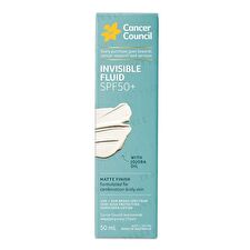 Cancer Council Spf 50+ Day Wear Face Fluid Matte Invisible 50ml Cancer Council Spf 50+ Day Wear Face Fluid Matte Invisible 50ml