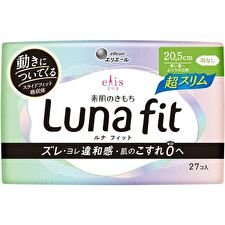 elleair Ellis Luna Fit Sanitary Pad Ultra Slim Heavy Flow During The Day to Normal Days 20.5cm - 27 pcs elleair Ellis Luna Fit Sanitary Pad Ultra Slim Heavy Flow During The Day to Normal Days 20.5cm - 27 pcs