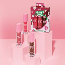 Rude Cosmetics Berry Juicy Lip Gloss Trio Set - 2 Types - Crystalize / Pixie Pink / Golden Hour - 4g x 3pcs Rude Cosmetics Berry Juicy Lip Gloss Trio Set - 2 Types - Crystalize / Pixie Pink / Golden Hour - 4g x 3pcs