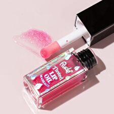 Rude Cosmetics Lip Oil Massage Tinted & Plumping Lip Oil - 5 Colors - Rose Shimmer - 4ml Rude Cosmetics Lip Oil Massage Tinted & Plumping Lip Oil - 5 Colors - Rose Shimmer - 4ml