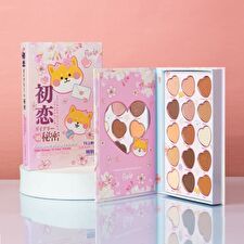 Rude Cosmetics Chibi Manga Collection 15 Color Palette - First Love Diary Secrets - First Love Diary Secrets - 15g Rude Cosmetics Chibi Manga Collection 15 Color Palette - First Love Diary Secrets - First Love Diary Secrets - 15g