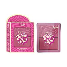 Rude Cosmetics The Glow Up! Matte & Shimmer Blush Duo - 6 Colors - Coral Gleam - 6.8g Rude Cosmetics The Glow Up! Matte & Shimmer Blush Duo - 6 Colors - Coral Gleam - 6.8g