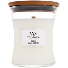 WoodWick Linen Vase (linen) - Scented Candle 275.0g WoodWick Linen Vase (linen) - Scented Candle 275.0g