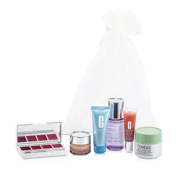 clinique travel set: mu remover   turnaround concentrate   youth