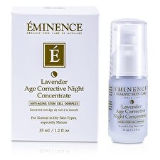 Eminence Lavender Age Corrective Night Concentrate For Unisex 30ml/1.2oz Eminence Lavender Age Corrective Night Concentrate For Unisex 30ml/1.2oz