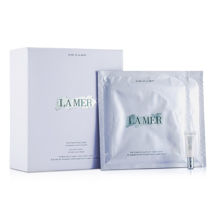 Blanc De The Brightening Facial: 6x Mask Pairs &amp; 6x Primer Tubes 6pcs 