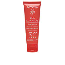 Apivita Bee Sun Safe Hydra Sensitive Soothing Facial Cream Spf 50+ Fragrance-free 50ml Apivita Bee Sun Safe Hydra Sensitive Soothing Facial Cream Spf 50+ Fragrance-free 50ml