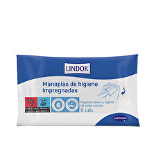 Hartmann Lindor Impregnated Hygiene Mitts 8 U Hartmann Lindor Impregnated Hygiene Mitts 8 U