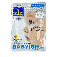 Kose Babyish Clear Turn Face Mask - Whitening 7pcs Kose Babyish Clear Turn Face Mask - Whitening 7pcs