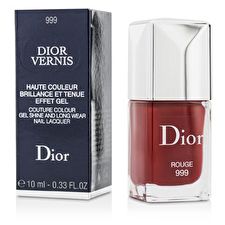 Christian Dior Dior Vernis Couture Colour Gel Shine & Long Wear Nail Lacquer - # 999 Rouge 10ml/0.33oz Christian Dior Dior Vernis Couture Colour Gel Shine & Long Wear Nail Lacquer - # 999 Rouge 10ml/0.33oz