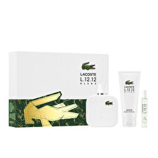 Lacoste Eau De Lacoste L.12.12 White Man Set Eau De Toilette 100ml & Eau De Toilette 7.5ml & Sg 100ml Lacoste Eau De Lacoste L.12.12 White Man Set Eau De Toilette 100ml & Eau De Toilette 7.5ml & Sg 100ml