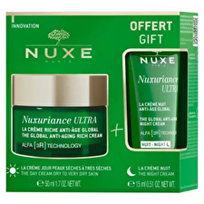Nuxe Nuxuriance Ultra Set Anti-aging Rich Cream 50ml/anti-aging Night Cream 15ml 65ml Nuxe Nuxuriance Ultra Set Anti-aging Rich Cream 50ml/anti-aging Night Cream 15ml 65ml