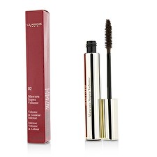 Clarins Supra Volume Mascara #02 Intense Brown 8ml Clarins Supra Volume Mascara #02 Intense Brown 8ml