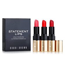 Bobbi Brown Luxe Lip Color Trio - #20 Retro Coral #26 Retro Red #29 Sunset Orange 3x 3.8g/0.13oz Bobbi Brown Luxe Lip Color Trio - #20 Retro Coral #26 Retro Red #29 Sunset Orange 3x 3.8g/0.13oz