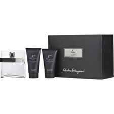 Salvatore Ferragamo F By Ferragamo Pour Homme Black Eau De Toilette Spray 100ml/3.4oz & Aftershave Balm 75ml/2.5oz & Shampoo And Shower Gel 75ml/2.5oz Salvatore Ferragamo F By Ferragamo Pour Homme Black Eau De Toilette Spray 100ml/3.4oz & Aftershave Balm 75ml/2.5oz & Shampoo And Shower Gel 75ml/2.5oz