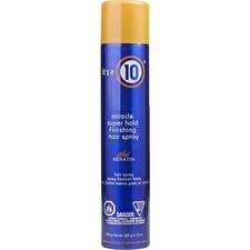 It`s a 10 It's A 10 Miracle Super Hold Finishing Spray Plus Keratin Hair Spray Style Extra Strong Hold 334ml It`s a 10 It's A 10 Miracle Super Hold Finishing Spray Plus Keratin Hair Spray Style Extra Strong Hold 334ml