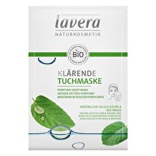 Lavera Sheet Mask - Purifying (With Natural Salicylic Acid & Organic Mint) 1sheet Lavera Sheet Mask - Purifying (With Natural Salicylic Acid & Organic Mint) 1sheet