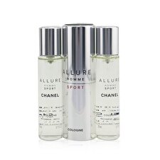 Chanel Allure Homme Sport Cologne Travel Spray & Two Refills 3x20ml/0.7oz Chanel Allure Homme Sport Cologne Travel Spray & Two Refills 3x20ml/0.7oz