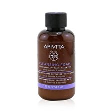 Apivita Cleansing Creamy Foam For Face & Eyes (Mini Size) 75ml/2.54oz Apivita Cleansing Creamy Foam For Face & Eyes (Mini Size) 75ml/2.54oz