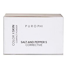 PUROPHI Salt And Pepper 5 Corrective Compact Powder 8g/0.28oz PUROPHI Salt And Pepper 5 Corrective Compact Powder 8g/0.28oz