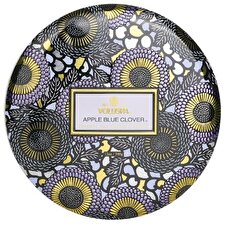 Voluspa 3 Wick Decorative Tin Candle - Apple Blue Clover 340g/12oz Voluspa 3 Wick Decorative Tin Candle - Apple Blue Clover 340g/12oz