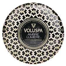 Voluspa 3 Wick Decorative Tin Candle - Ambre Lumiere 340g/12oz Voluspa 3 Wick Decorative Tin Candle - Ambre Lumiere 340g/12oz