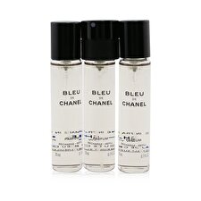 Bleu De Chanel Parfum Twist & Spray Refill 3x20ml/0.7oz Bleu De Chanel Parfum Twist & Spray Refill 3x20ml/0.7oz