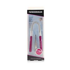 Tweezerman Smooth Finish Facial Hair Remover - Pink (With Stainless Slant Tweezerette) 2pcs Tweezerman Smooth Finish Facial Hair Remover - Pink (With Stainless Slant Tweezerette) 2pcs