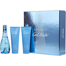 Davidoff Cool Water Woman 3pc Set Eau De Toilette Spray & 75ml Body Lotion & 75ml Shower Gel 100ml Davidoff Cool Water Woman 3pc Set Eau De Toilette Spray & 75ml Body Lotion & 75ml Shower Gel 100ml
