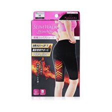 SlimWalk Compression Fat-Burning Support Shape Shorts for Sports - #Blacks (Size: M) 1pair SlimWalk Compression Fat-Burning Support Shape Shorts for Sports - #Blacks (Size: M) 1pair