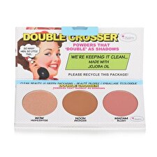 TheBalm Double Crosser (Highlighter, Bronzer & Blush) 8.5g/0.29oz TheBalm Double Crosser (Highlighter, Bronzer & Blush) 8.5g/0.29oz