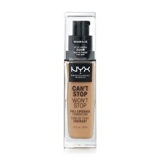 NYX Can't Stop Won't Stop Full Coverage Foundation - # Medium Olive 18ml/0.6oz NYX Can't Stop Won't Stop Full Coverage Foundation - # Medium Olive 18ml/0.6oz