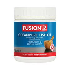 Fusion Health Oceanpure Fish Oil Orourless & Enteric Coated 120c Fusion Health Oceanpure Fish Oil Orourless & Enteric Coated 120c