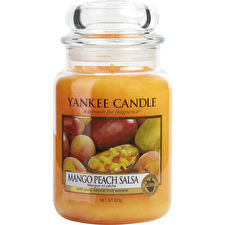 Yankee Candle Mango Peach Salsa Scented Large Jar 22oz Yankee Candle Mango Peach Salsa Scented Large Jar 22oz
