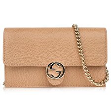 Gucci Icon GG Interlocking Wallet On Chain Light CamelCrossbody Bag 615523 Light Camel Gucci Icon GG Interlocking Wallet On Chain Light CamelCrossbody Bag 615523 Light Camel