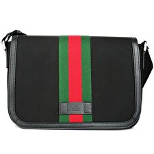 Gucci Techno Canvas Web Stripe Black Messenger Bag 630921 Black Gucci Techno Canvas Web Stripe Black Messenger Bag 630921 Black