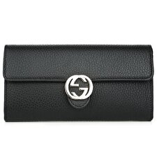 Gucci Icon GG Interlocking Wallet 615524 Black Gucci Icon GG Interlocking Wallet 615524 Black