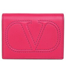 Valentino Garavani Valentino Flap French Wallet -Fushcia Fushcia Valentino Garavani Valentino Flap French Wallet -Fushcia Fushcia