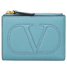 Valentino Garavani Valentino French Wallet Blue Blue Valentino Garavani Valentino French Wallet Blue Blue