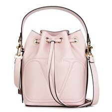 Valentino Garavani Valentino Small VLOGO Bucket Bag Pink Valentino Garavani Valentino Small VLOGO Bucket Bag Pink