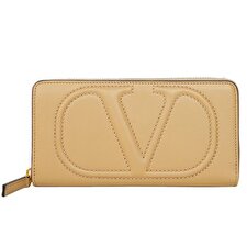 Valentino Garavani Valentino Zip around contintent wallet - Beige Beige Valentino Garavani Valentino Zip around contintent wallet - Beige Beige