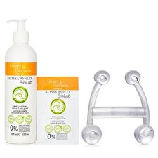 Alyssa Ashley Biolab Ginger & Curcuma Extract Body Lotion + Shower Gel + Massager 3pcs Alyssa Ashley Biolab Ginger & Curcuma Extract Body Lotion + Shower Gel + Massager 3pcs